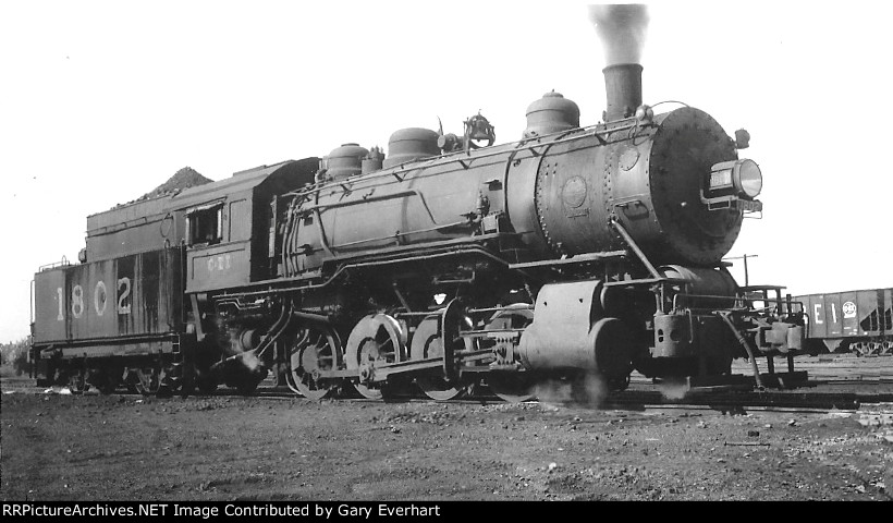 CEI 0-8-0 #1802 - Chicago & Eastern Illinois